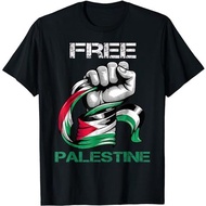 I Love Free Palestine Flag Save Gaza Strip Palestine T-Shirt