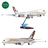 ETIHAD Airplane Miniature Display Model ETIHAD with Stand 47 CM