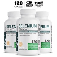 Selenium 200 mcg for Immune System, Thyroid, Prostate & Heart Health -- Essential Trace Mineral with