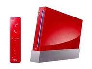 【二手主機】任天堂 NINTENDO WII 主機 台灣規格 紅色 附原廠左右控制器+變壓器+AV線+不含主機直立架