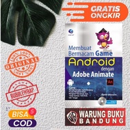 Book on Making Various Android Games with Adobe Animate + CD - Wandah Wibawanto