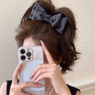 Town Shell - Bow Fufu Korean Hair Claw / Premium Korean Hair Clip / Ribbon Hair Clip
