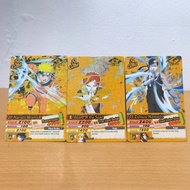 Gold Naruto Narutimate Ninja Fight Card Kartu Game