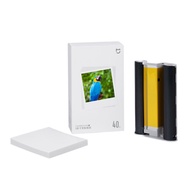 Xiaomi Wireless Photo Printer 1S Paper and Cartridge Refills - ตลับหมึกและกระดาษ 40 แผ่น (3 นิ้ว)