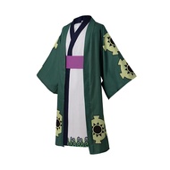 One Piece Coswear Wano Kuni Cos Roronoa Zoro Yukata Kimono Japanese Cosplay Costume Stage Drama Clot