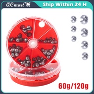 【Fast Shipment】 Fishing Weights Sinkers Kit Removable Split Shot Sinker Round Split For Fishing
