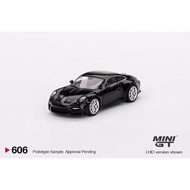 Mini GT Porsche 911 (992) GT3 Touring Black Model Car