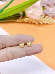 (390) Mini 10k gold stud earrings