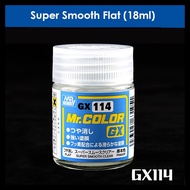 Mr Hobby Color GX Top Coat 18ml  Super Clear III UV Cut Gloss Flat GX100 GX112  GX113  GX114 Super S