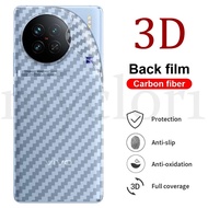 Carbon Fiber Back Protector Film For VIVO X90 X80 X70 X60 X50 Pro Plus Pro+ 5G 4G 2022