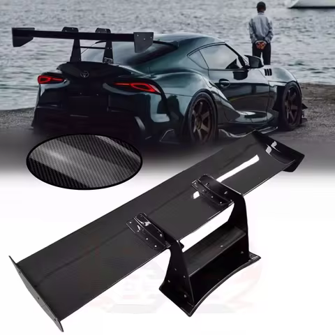 Real Carbon Fiber Rear Trunk Spoiler Wing For Toyota GR Supra A90 A91 MK5