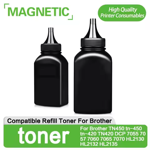 100g/Bottle Compatible Refill Toner Powder for Brother TN450 tn450 tn420 TN420 DCP 7055 7057 7060 70
