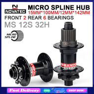 BOOST Novatec Bike Hub D041/D442SB MTB Bicycle Freehub Cassette MS MicroSpline 12 speed Shimano XT/S