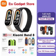 MYSET Xiaomi Mi Band 8 Smart Bracelet Blood Oxygen Amoled Screen Fitness Tracker Smartwatch | Warranty by Mi Malaysia