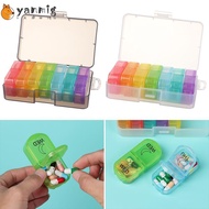 YANMIG Medicine Storage Box 7 Days AM PM Large Capacity Morning and Night Medicine Dispenser