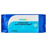 Tesco Lotus's Disinfecting Multi-Surface Wipes Tisu Lembab Basah Dapur 40 Sheets