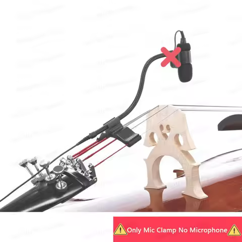 String Instrument Microphone Universal Clamp For Cello Viola Compatible For DPA4099 Microphone Suita