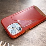 iPhone 13/13Pro 經典系列全包覆手機皮套 -辣椒紅