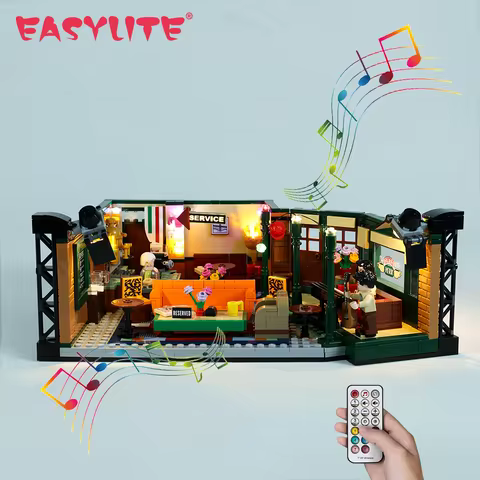 EASYLITE LED Light Up Kit For Ideas Series 21319 Friends Central Perk Coffee Shop Television Buildin