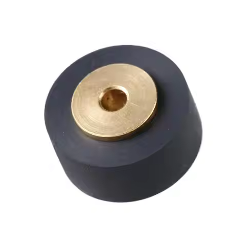 31BA 2.0mm/2.5mm Rubber Bearing Pinch Roller Belt Pulley 14.2x7x6.5/14.2x8x6.5mm