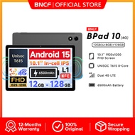 [2025 NEWEST] BNCF Bpad 10 4G 10.1 inch 1920x1200 FHD Tablet Unisoc T615 Octa-core 12GB(4+8) RAM 128