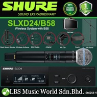 Shure SLXD24/B58 Digital Wireless Microphone System with Beta 58 Handheld Transmitter Mic (SLXD24 B58)