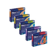 Nexgard Afloxaner and Nexgard Spectra Chewable 1Tablet for Dogs & Puppies Anti-Ticks & Fleas
