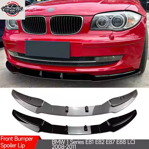 Front Bumper Lower Splitter Spoiler Lip Guard Bodykit Of Car(Auto) Accessories For BMW 1 Series E81