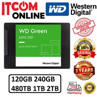 WESTERN DIGITAL GREEN 240GB 480GB 1TB 2TB SATA INTERNAL SSD (WDS240G3G0A / WDS480G3G0A/WDS480G2G0A/W