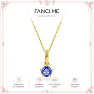 FANCIME Delicate September Birthstone Sapphire Necklace