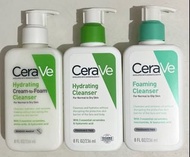 Cerave 溫和洗卸二合一潔膚露 Hydrating Cream-to-Foam Cleanser  溫和保濕潔膚露 Hydrating Cleanser 清爽泡沫潔膚露 Foaming Clean