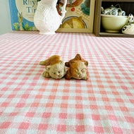 Set of 2 Bizen cats transformed |2hand Ceramics