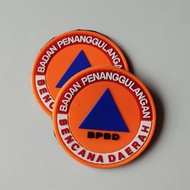 patch rubber BPBD/BNPB/TIMSAR/BASARNAS/tempelan karet emblem velcro