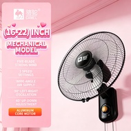 16/18/20/22 Inch Wall Fan Kipas Dinding 3 Wind Speed Settings Safe Simple Convenient COD22 Inch壁扇