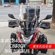 Honda CB400X Accessories Suitable for Honda CB400X/500X Front Windshield Modified Heightened Widened