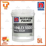 STOCK READY NIPPON Vinilex 5500 Interior Dalaman Wall Sealer 5L