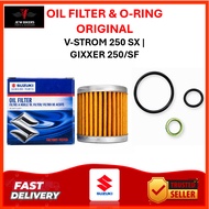 SUZUKI OIL FILTER & O-RING SET ORIGINAL V-STROM 250 SX | GIXXER 250/SF