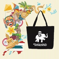 Thai Chang Beer Thailand Elephant Canvas Bag Large Easy To Carry