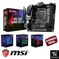 MSI MPG Z390I GAMING EDGE AC Mini-ITX INTEL Gaming Motherboard + INTEL CPU COMBO
