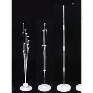 Table floating balloon stand, transparent floor-mounted banquet base, floor-mounted support rod, flo