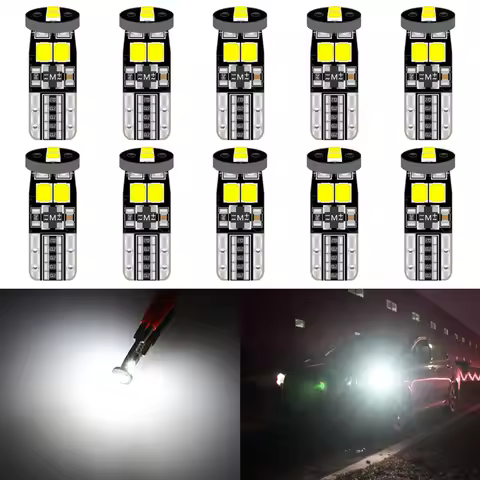 10pcs Canbus T10 LED W5W Bulb for Alfa Romeo 159 147 156 Giulietta Mito Auto Interior Dome Light Err