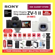 Sony ZV1M2 ZV-1 II  ZV1II ZV-1 Mark 2 Premium Compact Vlog Camera | Bundle Package | 1 Year Sony Malaysia Warranty
