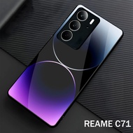 Softcase Glass Glossy For Realme C73 C75 C71 Cassing hp Realme C73 C75 C71-Protective Case hp Realme