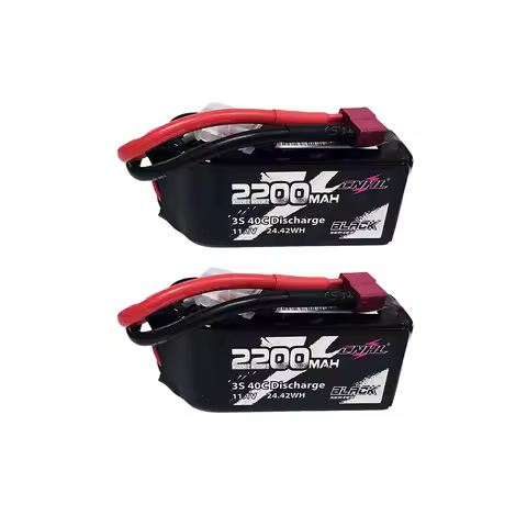 2pcs CNHL 3S Lipo Battery 40C 2200 mAh 11.1 V Short with Deans T Plug for RC Car Drone Aircraft Quad