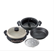 Zojirushi EP-PVQ30 220V 4合1鴛鴦燒烤火鍋多功能電鍋 電池爐 火鍋爐