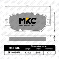 ผ้าเบรคหน้า หลัง TOYOTA CAMRY โตโยต้าแคมรี่ ทุกรุ่น sxv10-20acv30-31acv40-41acv50-51Estimo 1992-2018 ผ้าเบรค MKC / ผ้าเบรคหน้า camry ผ้าเบรคหลัง camry