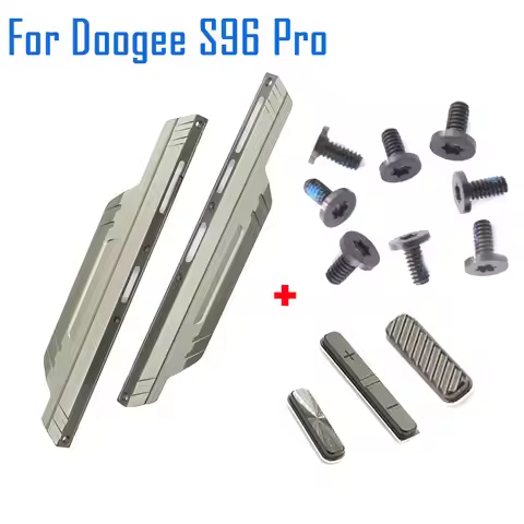 For Doogee S96 Pro Housing A Front shell Middle Side Metal Frame Cases Middle Case+Power Volume Func