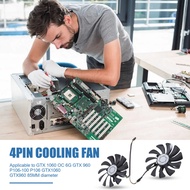 New 1 Pair Graphics Card Fan 85Mm Ha9010H12F-Z 4Pin Cooler Fan Replacement For  Gtx 1060 Oc 6G Gtx 9