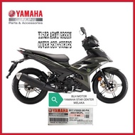 100% HLY Y15ZR V2 Y15 ARMY GREEN / HIJAU LUMUT / CYAN PETRONAS GREEN 2023 COVERSET + STRIPE STICKER 