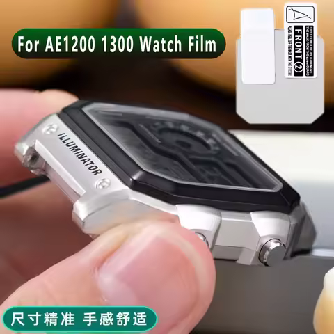 AE-1200 Transparent Film For Casio AE1200Wh AE-1300 AE1200 AE-1200WHD Watch Film AE-1200WH/WHB-1A Mi